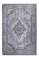 Aurora Grey Patterned Rug - 170cm x 240cm