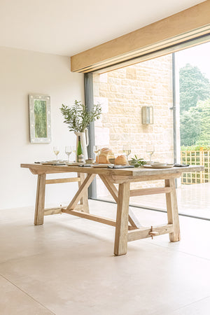 Mike Dining Table 220cm Cotswold Grey - Main Image