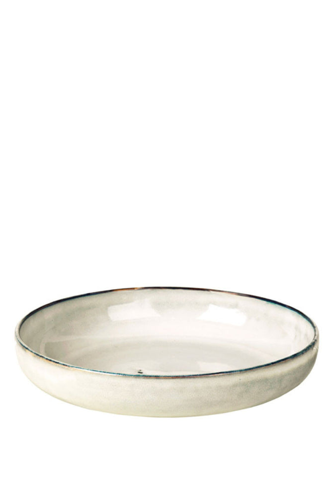 Broste Nordic Sand Shallow Bowl - Large