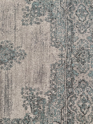 Harper Blue Patterned Rug - 290cm x 400cm