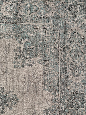 Harper Blue Patterned Rug - 290cm x 400cm