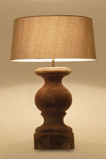 Verona Wooden Table Lamp - Black